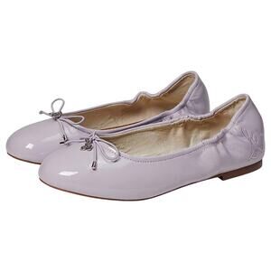 Sam Edelman Kids Felicia Ballet Flats US 3 M EU 35 Soft Lilac Vegan Leather NIB